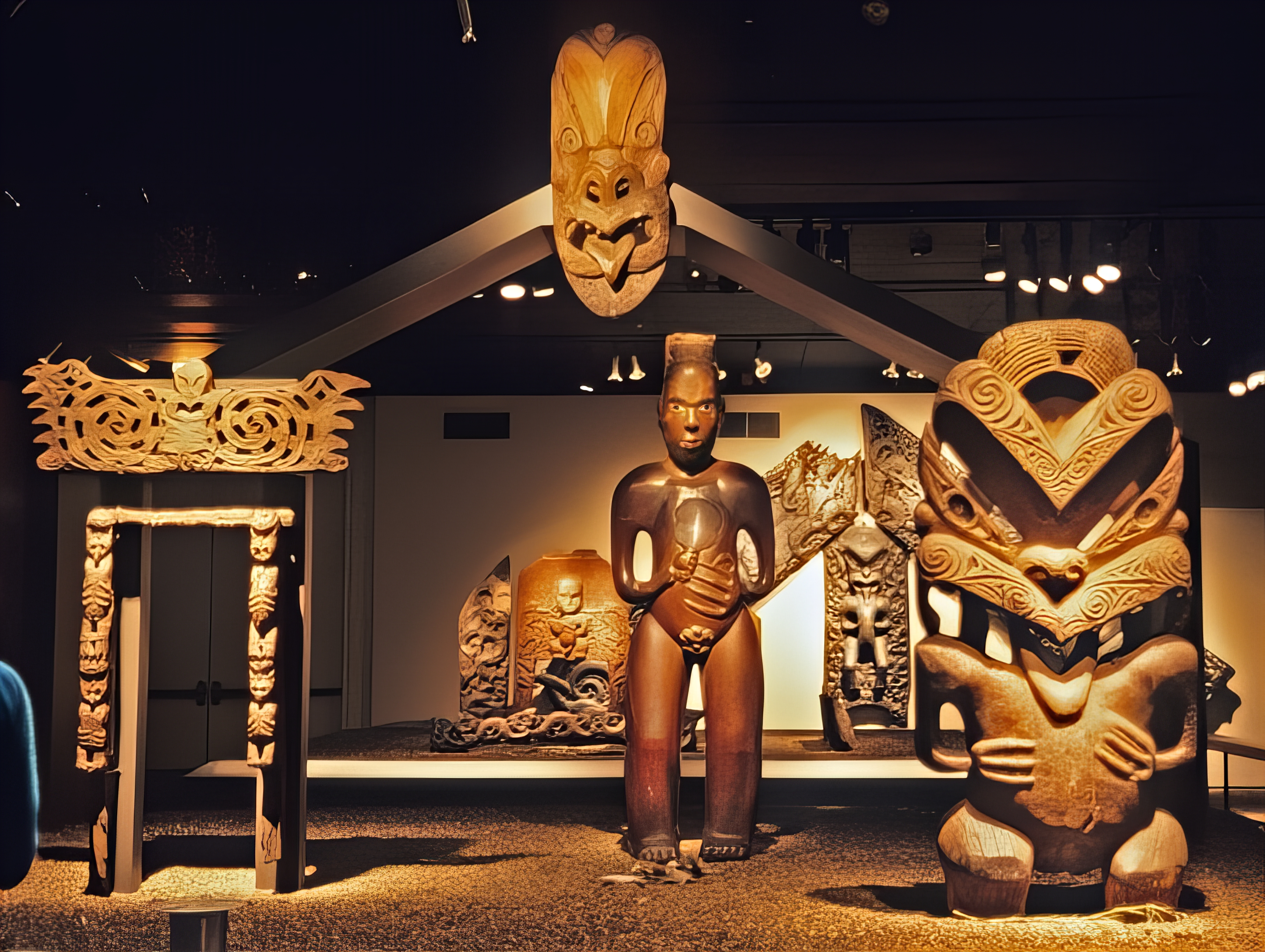 Maori carving